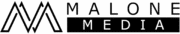 Malone Media - Black Logo