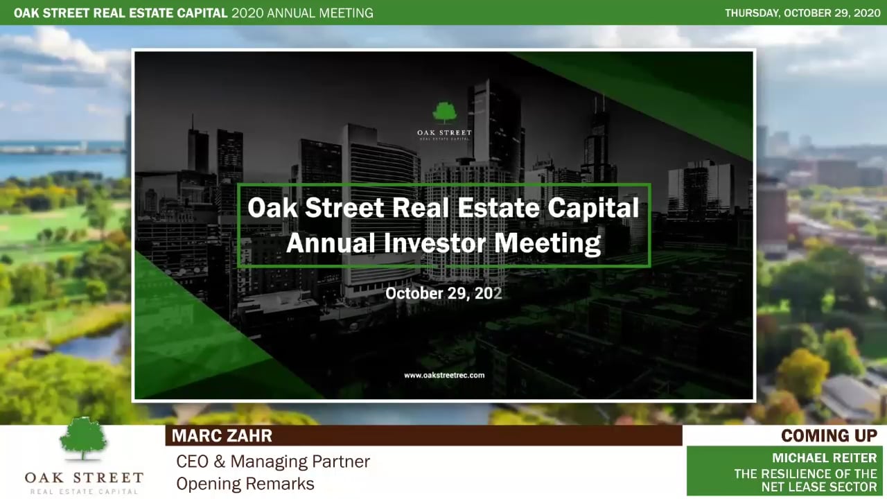 Real Estate Capital Annual Investor Meeting